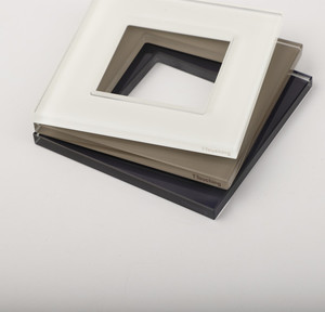 sight glass for furnace tempered glass door Locking Switch Plate Covers China 4mm Tempered Glass for Switch <b>Frame</b> - Product Image 5