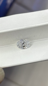 เพชรแล็บรับรองโดย IGI รูปทรงวงรี 1 กะรัต 2 กะรัต 3 กะรัต D VVS2 เพชรหลวม HPHT CVD เพชรเพาะเลี้ยงในห้องแล็บ - Product Image 2