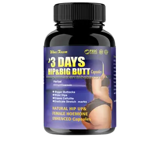 3 Day Hip Blg Butt Cspsules wanita di pinggul besar berat badan memperoleh untuk lebih besar pinggul dan bokong pil pembesar