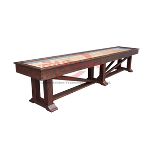 Table de shuffleboard en bois massif de première qualité BCS-12, table de 14 pieds, table de shuffleboard en vente flash avec glisse fluide - Product Image 5