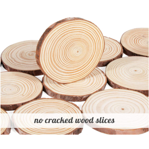 Lát Gỗ Chưa Hoàn Thiện Lát Gỗ Tự Nhiên Lát Gỗ Mộc Mạc Tròn Vỏ Cây - Product Image 2