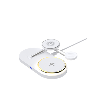 Station de charge magnétique sans fil 6-en-1 OEM avec charge rapide 15W et lampe LED pour <span class=keywords><strong>iPhone</strong></span>, téléphone, montre, écouteurs - Product Image 4