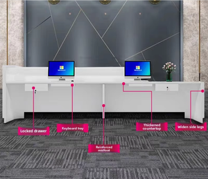 Hiện đại thời trang bàn tiếp tân cho Thẩm Mỹ Viện văn phòng đơn giản Thiết kế sang trọng Baking sơn cho tiền mặt đăng ký cửa hàng - Product Image 6