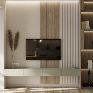 Living Room Furniture Wood Mdf <strong>Tv</strong> Stand Cabinets with <strong>Drawers</strong> Wall <strong>Units</strong> - Product Image 4