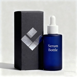 Botella Personalizable para el Cuidado de la Piel, Elegante Botella de Vidrio de 30 ml para Aceite Capilar, Botella Redonda de Vidrio con Gotero Premium - Product Image 1