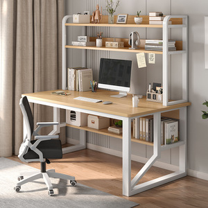 <span class=keywords><strong>Escritorio</strong></span> SCEN, <span class=keywords><strong>estantería</strong></span> para el hogar, altura ajustable integrada, estante de almacenamiento Simple moderno, <span class=keywords><strong>escritorio</strong></span> de ordenador de estudio para estudiantes - Product Image 1