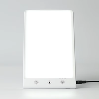 Lampe SAD GQ-L1 10000 Lux, thérapie par la lumière, sans UV, lumière diurne blanche vive pour la dépression hivernale, le jet lag, la régulation du sommeil et de l'énergie