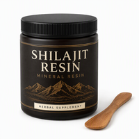 Résine de Shilajit à l'acide fulvique – Complément énergétique à base de plantes pour adultes, sans gluten et naturel
