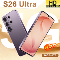 Smartphone S26 Ultra Android 13 5G 12GB 512GB 7.3 Pulgadas 64MP Cámara de Belleza 10 Núcleos Doble SIM Desbloqueo Facial