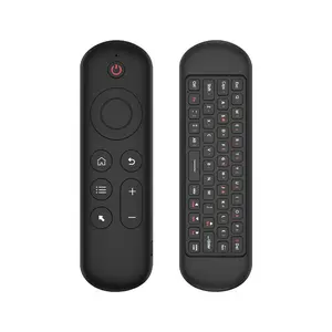 Evrensel M5 2.4GHz kablosuz arkadan aydınlatmalı hava fare Gyro Sense hava fare GAXEVER kızılötesi öğrenme klavye PC Android TV için kullanın