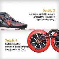 Four Wheels Roller Shoes Quad Profession Skate
