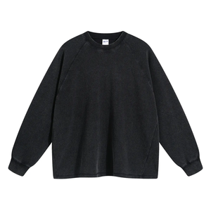 2024 <strong>Fall</strong> Men Heavyweight 350gsm Waffle Knit Thermal <strong>Shirt</strong> Tops Loose Oversized Streetwear Retro Washed <strong>t</strong> <strong>Shirts</strong> Long Sleeves - Product Image 1