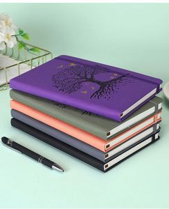A5 PU Notebook Hardcover Elastic Band High Quality <b>Paper</b> Pocket Diary Enterprise Customized LOGO Business Gift - Product Image 2
