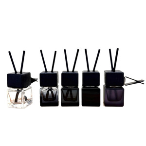 Square 8ml <b>Reed</b> <b>Diffuser</b> Glass Car Air Freshener Aroma Bottle Vent Clip - Product Image 6