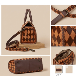 Sac à bandoulière vintage en néoprène pour femme, motif bonbon, sac à main tendance, sac fourre-tout, sac bandoulière, doublure en coton - Product Image 5