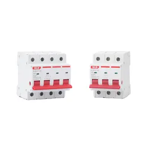 Isolateur de NLDB1G-125 Interrupteur-sectionneur d'isolement mini inverseur 4p 20 ampères 63a 100a manuel mcb