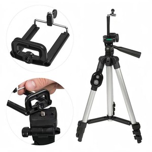 Support de Téléphone en Gros 3888 Multifonctionnel <span class=keywords><strong>pour</strong></span> Photographie 3110 Trépied Portable <span class=keywords><strong>pour</strong></span> Éclairage et Prise de Vue en Direct Extérieur - Product Image 2