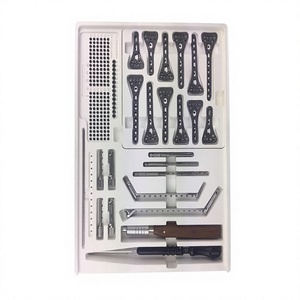 Juego de Placas de Bloqueo Ortopédicas, Instrumentos Quirúrgicos Manuales Clase I, Herramientas de Acero Reutilizables para Cirugía Ginecológica - Product Image 4