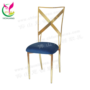 HYC-SS62A Foshan Cruz <span class=keywords><strong>restaurante</strong></span> blanco boda sillas para <span class=keywords><strong>la</strong></span> venta - Product Image 3