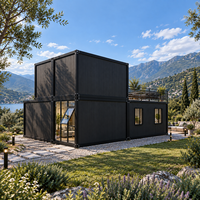 Grande maison préfabriquée avec deux chambres pour une résidence permanente sur site - Casa Prefabricada Para Residencia Privada Villa