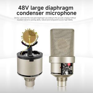 Microphone à condensateur filaire 103 <span class=keywords><strong>Studio</strong></span>, directivité cardioïde, alimentation 48 V pour l'<span class=keywords><strong>enregistrement</strong></span> sonore et la <span class=keywords><strong>voix</strong></span> off - Product Image 3