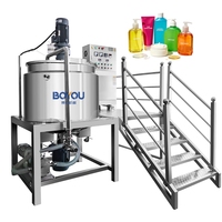 Machine à fabriquer du shampoing, réservoir de mélange de savon liquide avec émulsifiant et homogénéisateur pour la fabrication de détergents et de gels douche