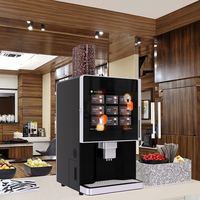 Distributeur automatique de café entièrement automatique avec écran tactile de 17 "Options de paiement multiples Capacité de 150 tasses Surveillance à distance