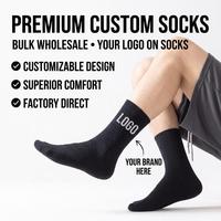 Chaussettes de sport athlétiques côtelées personnalisées en coton peigné respirant, bout sans couture, faible MOQ, vente directe d'usine OEM en gros