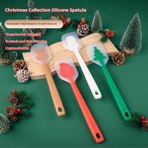 Spatule en silicone en gros pour la pâtisserie, outils de cuisson, spatule à crème pour gâteaux, spatule à beurre - Product Image 1