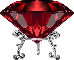 custom red ruby diamond paperweight diamond paperweight glass diamond paperweight