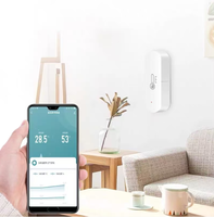 Capteur de température et d'humidité sans fil Tuya Smart Home, détecte la température intérieure pour une alarme de liaison automatique