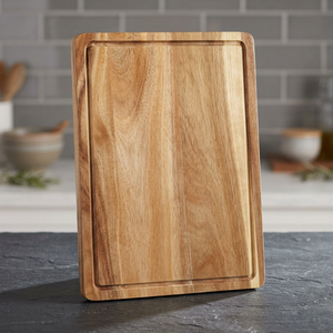 Planche à découper rectangulaire en acacia BS INTERNATIONAL, résistante au lave-vaisselle, durable, respectueuse de l'environnement, faite à la main, personnalisée, épaisseur 2,0 cm - Product Image 1