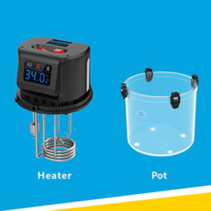 Simulateur d'alcoolémie Airsense W2 2L avec écran LCD 3,2 pouces, testeur d'alcoolémie, équipement de calibration, contrôle de la température, noir - Product Image 6