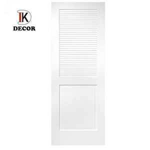 Porte coulissante en bois massif à 2 panneaux avec Kit de quincaillerie - Product Image 3