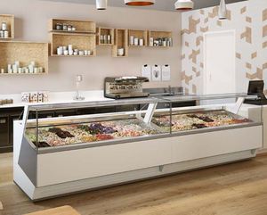 <span class=keywords><strong>Vetrina</strong></span> Refrigerata Commerciale da Banco per Gelato Soft, Congelatore Espositore per Negozi - Product Image 2