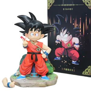 Dragon Super Ball Saiya figura de anime PVC Bixin Biye infancia Goku modelo hecho a mano Anime decoración al por mayor