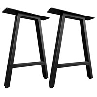 Pièces de meubles de haute qualité pieds de Table en fer forgé support de matériel de Table à manger en métal pieds de Table de banc en forme de A noirs