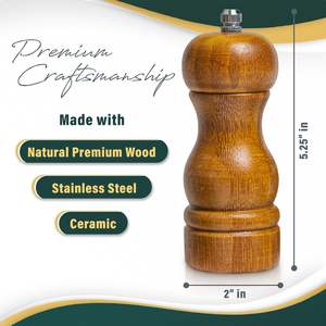 Coffret cadeau gourmet en grains de poivre Coffret cadeau de bas de Noël unique pour papa Adultes Fête des mères Fête des pères Moulin à poivre en bois - Product Image 3