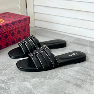 Luxury Designer Shoes SS26 Womens Summer Spring Button Closure Light Weight Square Toe Flat <b>Sandals</b> Rubber Outsole 2026 Fashion - Product Image 3