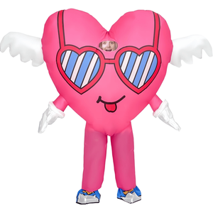 Disfraz Inflable <span class=keywords><strong>de</strong></span> Corazón Rojo HLC para Adultos, Traje Divertido para el Día <span class=keywords><strong>de</strong></span> San Valentín, Disfraz para Bodas, Citas, Cosplay al Aire Libre - Product Image 4
