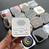 Lecteur Coran portable personnalisable de 128 Mo, appareil audio Coran léger et portable pour la prière quotidienne, cadeaux religieux