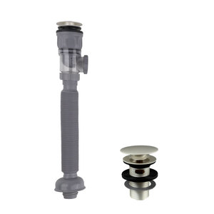 Juego de desagüe y tubería de plástico para lavabo de baño, diseño moderno, fácil instalación, gran venta. - Product Image 1