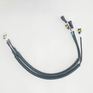 Kunden spezifischer 350mm reiner Kupferkern-Lüfter kabel Tabak-Kabelbaum mit zirkulieren der Leistung - Product Image 2