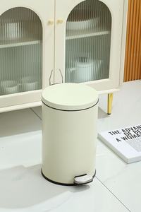 <span class=keywords><strong>Cubo</strong></span> <span class=keywords><strong>de</strong></span> <span class=keywords><strong>Basura</strong></span> <span class=keywords><strong>de</strong></span> Acero Inoxidable para Uso Doméstico, <span class=keywords><strong>con</strong></span> Tapa <span class=keywords><strong>de</strong></span> Alta Gama, Accionamiento por <span class=keywords><strong>Pedal</strong></span>, Abatible, Silencioso y <span class=keywords><strong>de</strong></span> Cierre Lento, para Cocina, Sala <span class=keywords><strong>de</strong></span> Estar, Baño, Hotel - Product Image 2