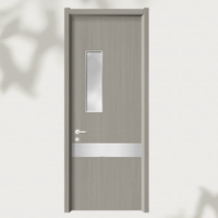 Porte battante antibactérienne sur mesure pour bloc opératoire, porte intérieure hermétique de désinfection sur mesure pour clinique médicale