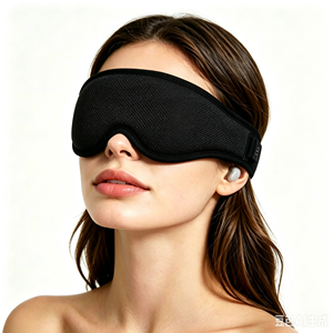 Masseur oculaire chauffant et rafraîchissant, rechargeable, doux et respirant, design portable, soulage la fatigue oculaire - Product Image 1