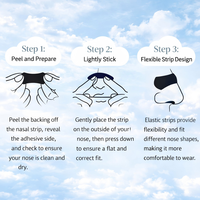 Patch nasal anti-ronflement super adhésif le plus vendu, patch nasal pour la respiration sportive et du sommeil, patch corporel anti-ronflement