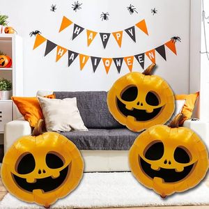 Halloween Pumpkin Foil Balloon Cartoon Shape Metallic Party Decoration for <b>Kids</b> - Product Image 3