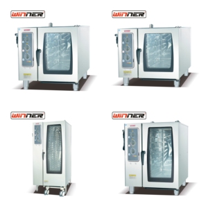 Horno Combinado Comercial de Acero Inoxidable de Grado Alimenticio, Horno de 4 Bandejas con Pulverizador para Restaurantes y Comida Rápida - Product Image 2