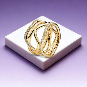 Hochwertiger <span class=keywords><strong>Ring</strong></span>-Anhänger 925 DIY Prinzessinnenkrone Große Prinzessin Rapunzel Tiara <span class=keywords><strong>Ring</strong></span> für Frauen DIY <span class=keywords><strong>Ring</strong></span> Luxus-Schmuck - Product Image 2